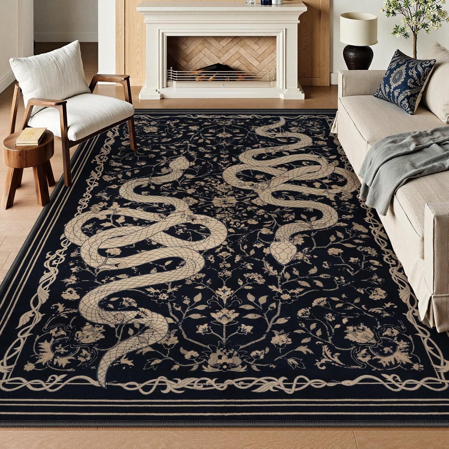 Vintage Boho Kristall Samt Teppich Für Wohnzimmer Und Schlafzimmer_voghion.com