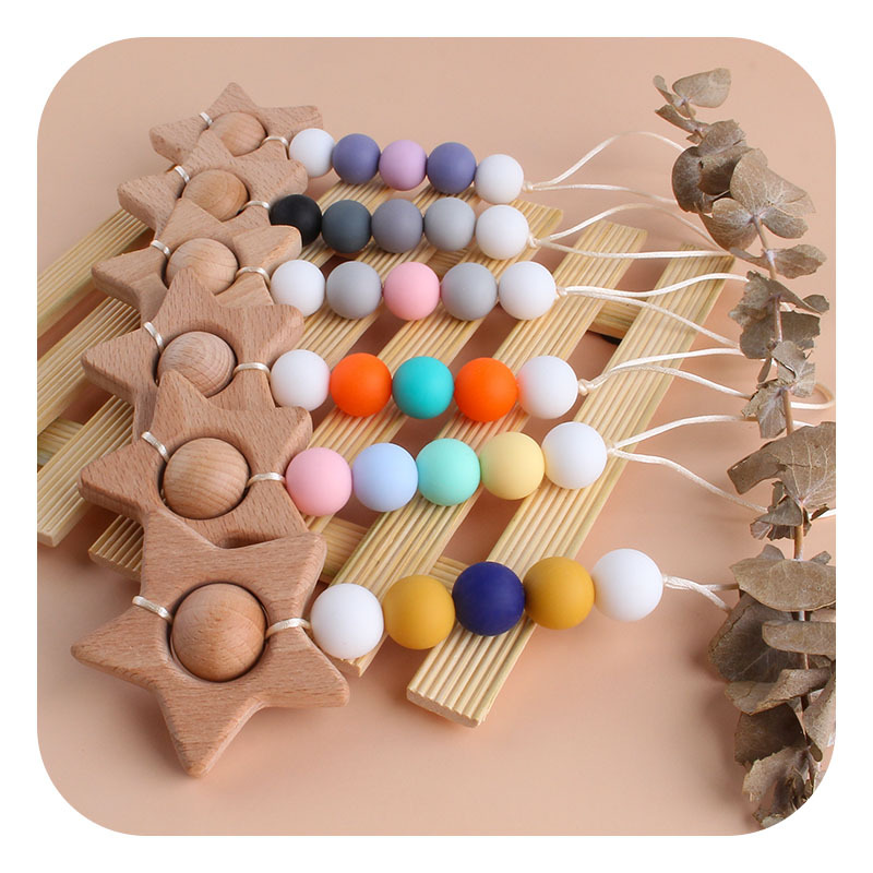 Creativo DIY nuevo Haya estrella de cinco puntas juguete colgante contraste color silicona estrella llavero colgante bolsa colgante