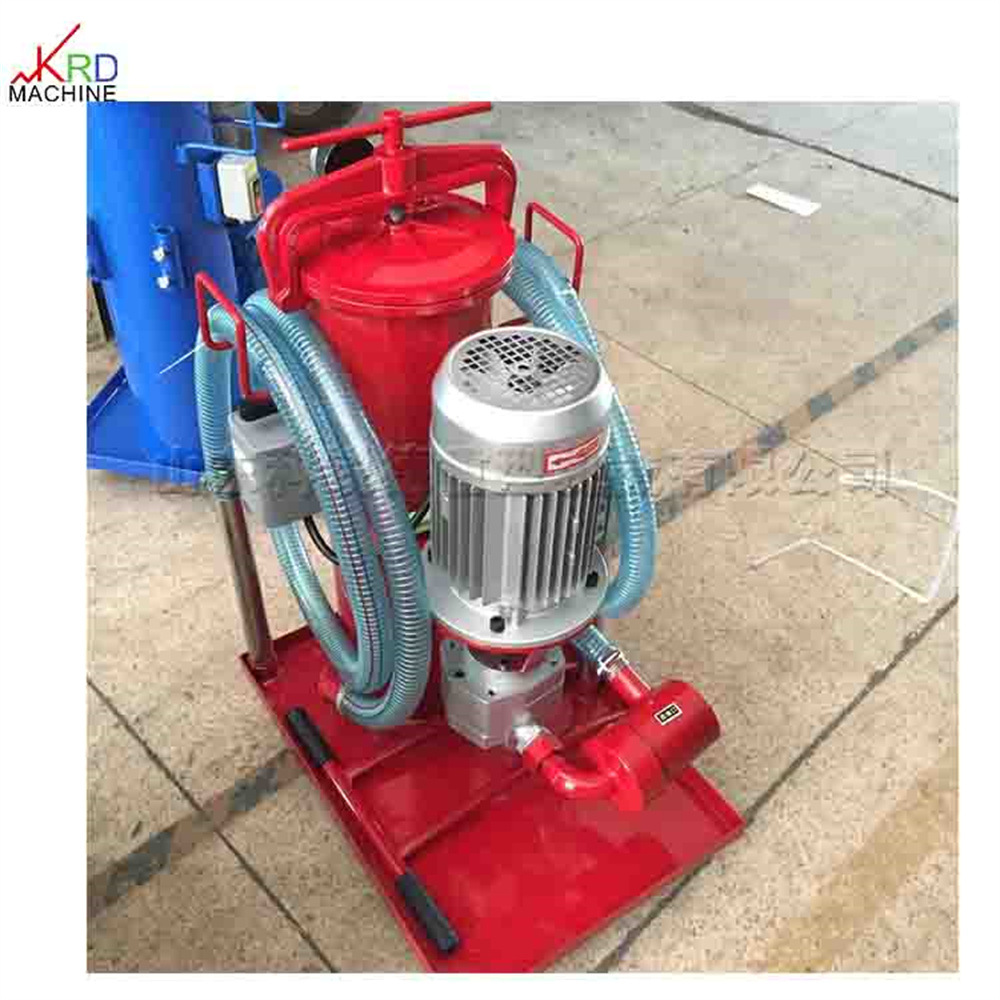 Oil filtration machinery 机械油清理除污机 手推式液压油过滤车
