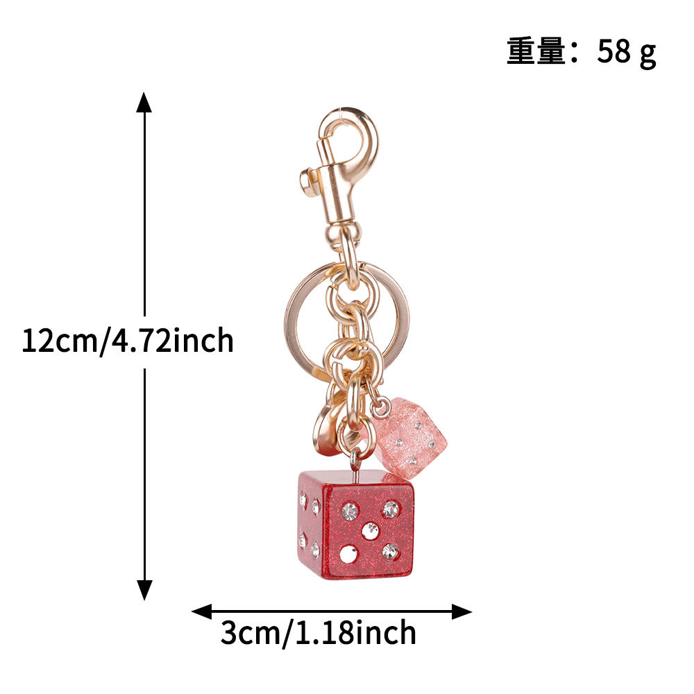 Transfronterizos directamente para bolsas de cereza colgantes de moda llaveras de automóviles llaveras de Amazon llaveras de metal accesorios de bolsas al por mayor