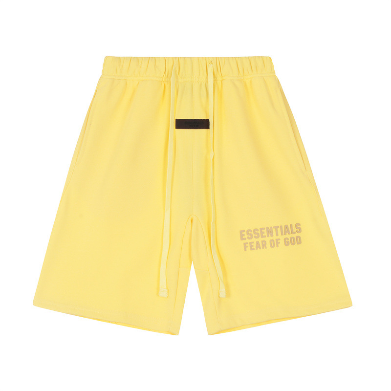 FOG ESSENTIALS Temporada 8 Doble línea de alta calle letras casuales sueltas impresión de silicona pull-out pantalones cortos de moda para hombres image 7
