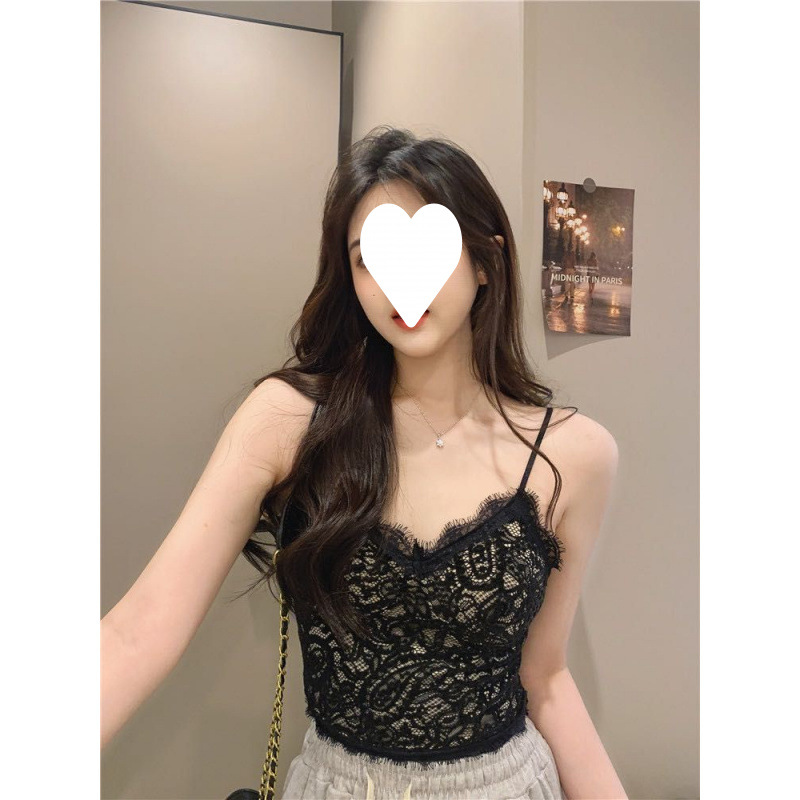 Sexy encaje corto con una almohadilla de pecho confortable y delgada, la espalda delgada