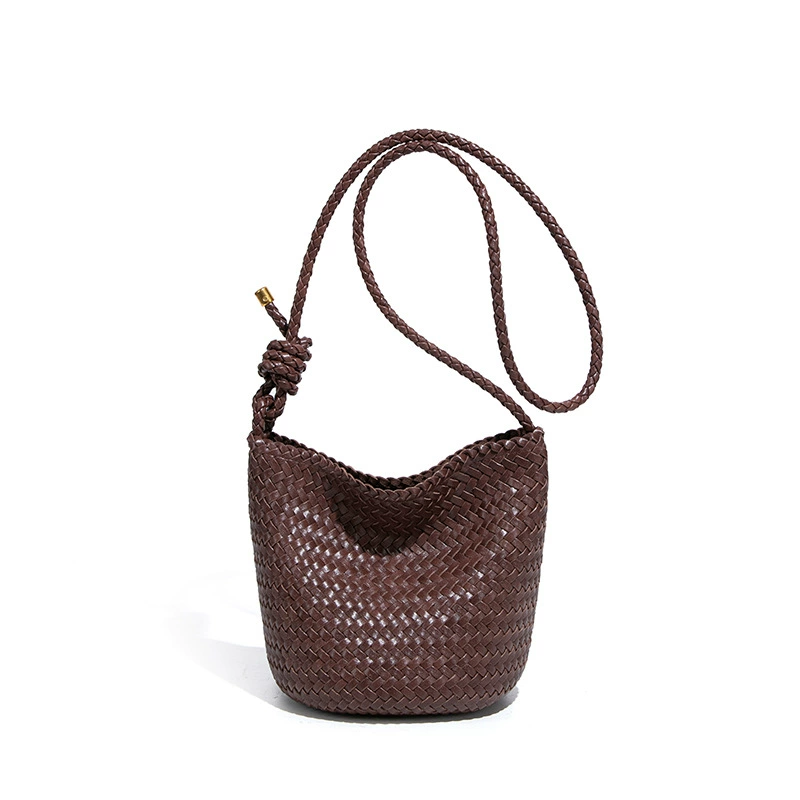 Ретро сумка на плечо, вместительная однорукая сумка, ручная работа, французский стиль