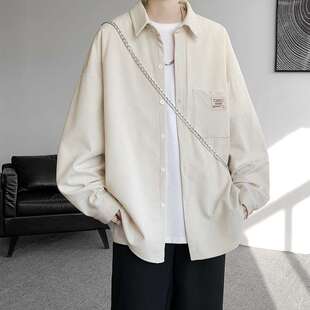 Silk shirt, men's summer set, casual trousers