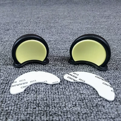 Personalized Horns Antlers Electric – Motorcycle wheel hub - black-yellow-bear-ears