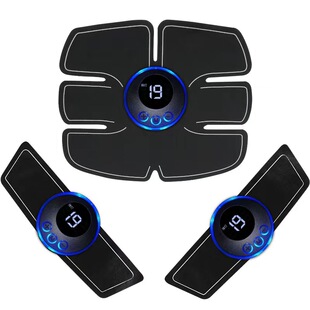 Manufacturer Six -piece abdominal muscle sticker fitness device muscle sticker sports fitness equipment EMS black technology abdominal muscle sticker 3