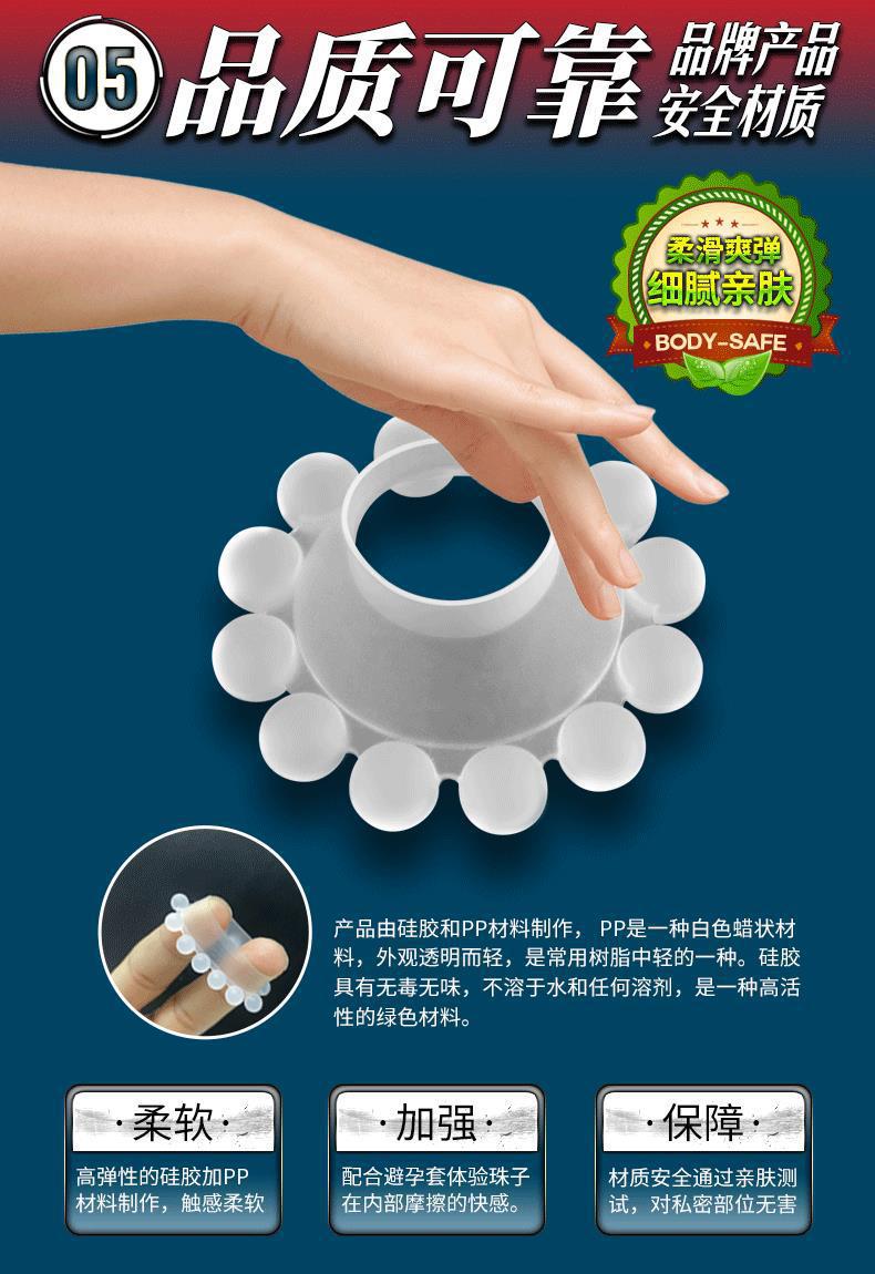 Joker Bead Ring with 12 Silicone Beads, Manual Bead Lock Ring, Inner Diameter 12 mm — detail image 15