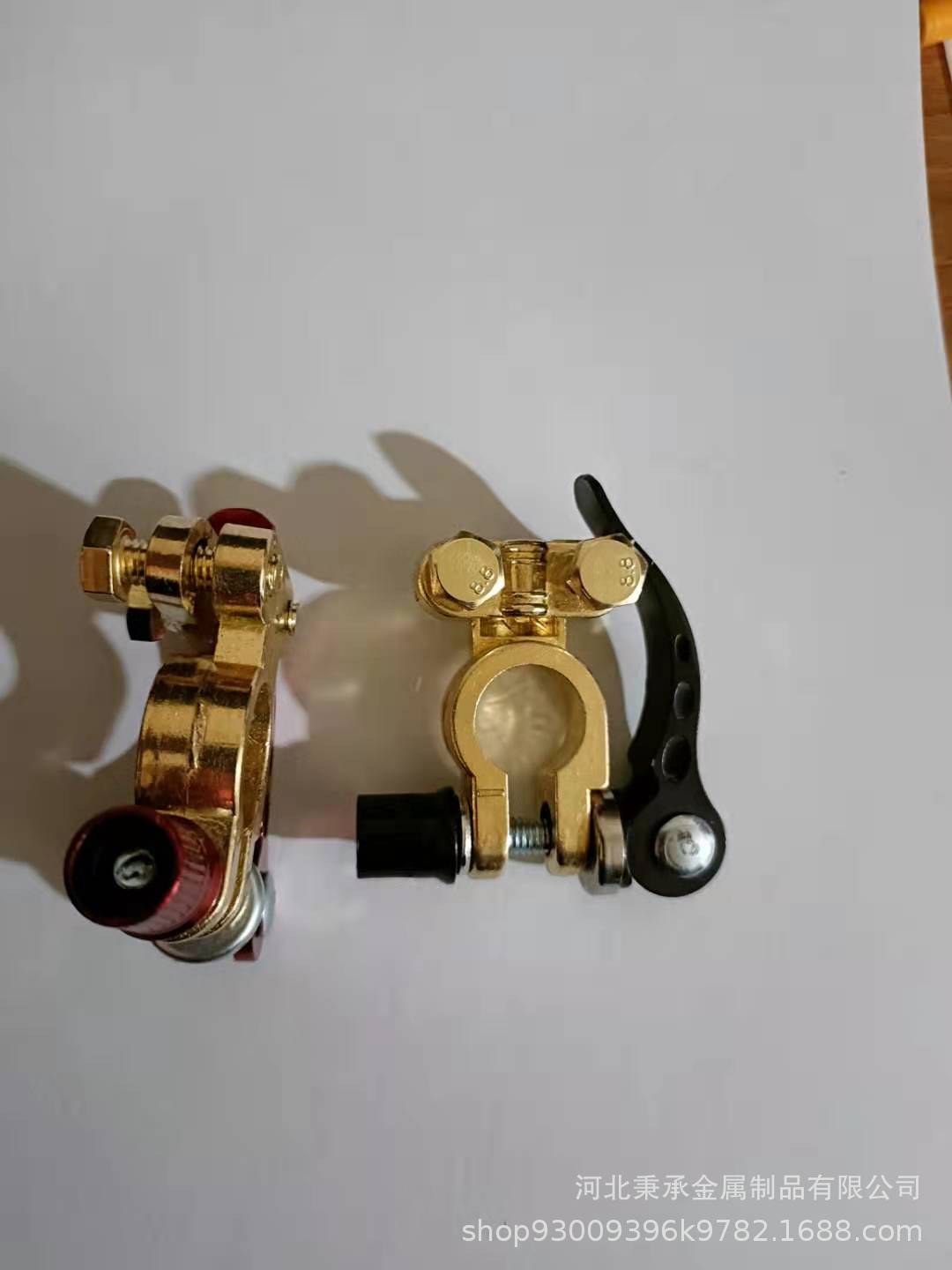 Factory Direct supply battery Chuck pure copper Chuck quick disassembly connector thickened reinforced battery card head with wrench