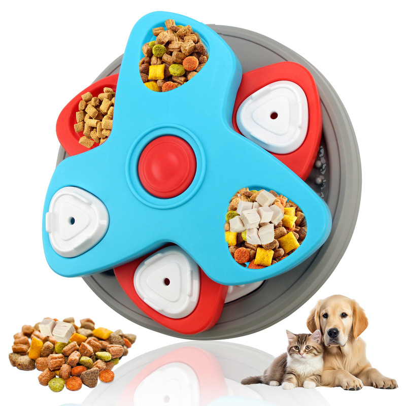 多層回転犬盤ペットがひっくり返さないようにむせないようにする食器家猫犬用品食器が国境を越えている|undefined