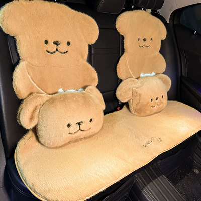 Winter Thickened Cartoon Bear Seat | Seat cushion, seat cover