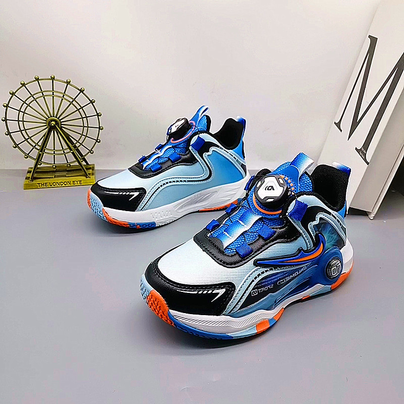 Zapatos de baloncesto con superficie de cuero, fricción, otoño de 2026, nuevos zapatos deportivos antideslizantes y resistentes al desgaste juvenil.