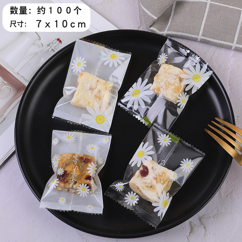 Bolsa de embalaje crujiente de copo de nieve inglesa esmerilada gruesa Bolsa de galletas de azufaifa de leche Bolsa de sellado de galletas de caramelo para hornear al por mayor