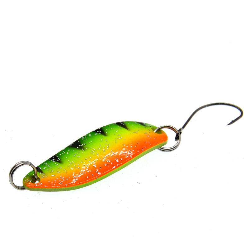 Metal Spoons Fishing Lures Leech Flutter Spoon Fresh Water Bass Swimbait Tackle Gear