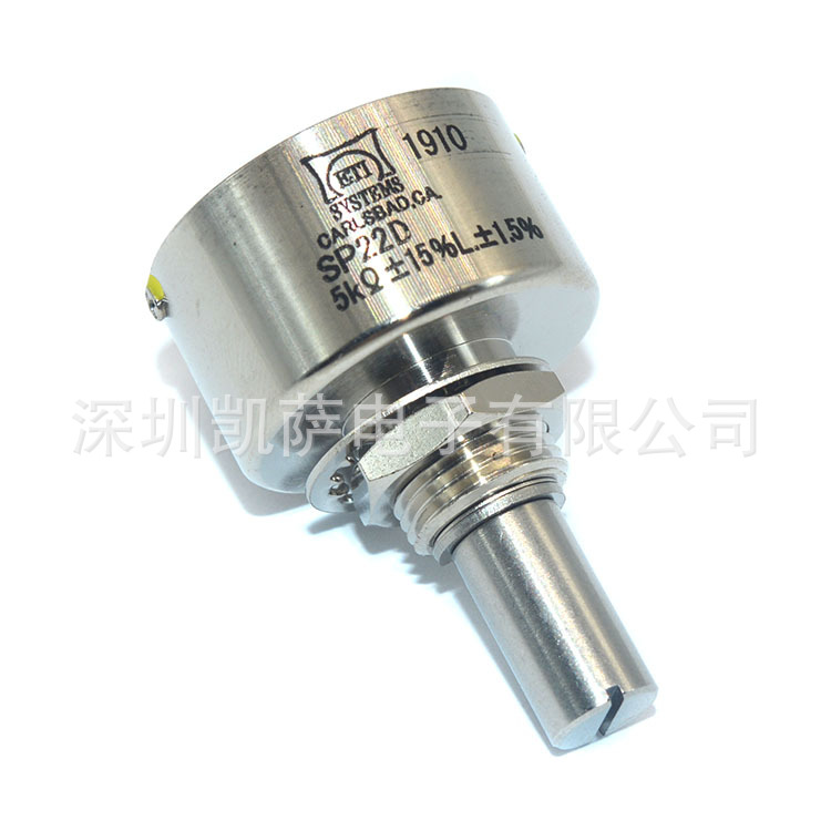 ETI Systems SP22D-5K 电位器 5 kOhms 1 Turn Pwr 1W