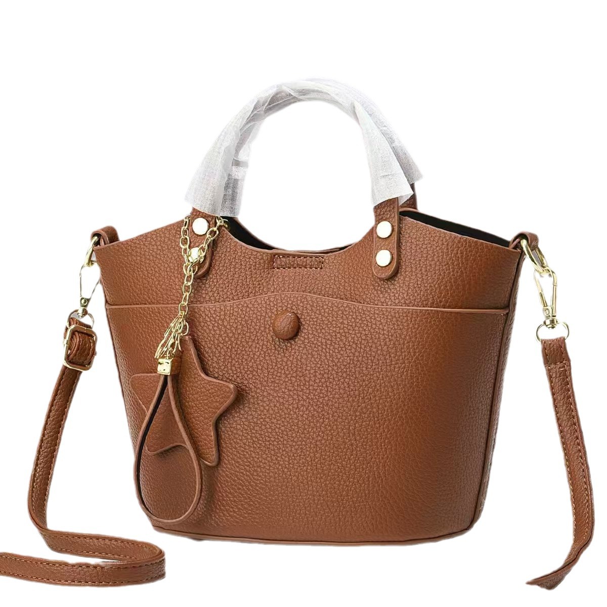 Fabricantes de comercio exterior damas 2025 atmósfera damas mochila de moda bolso de mano nuevo versátil bolso de madre verano hombro único