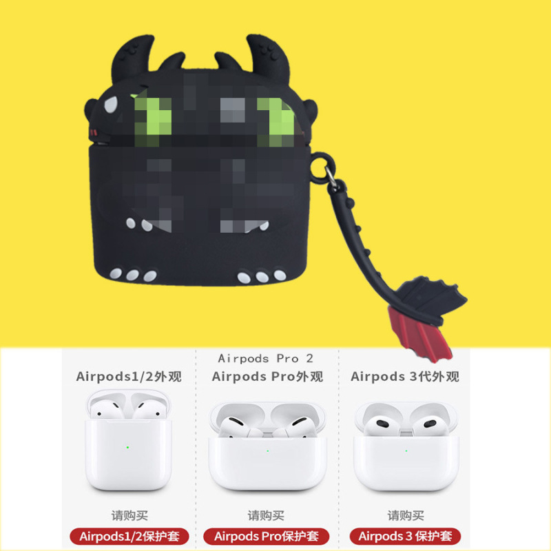 新しいイヤホンケースは、Apple airpods 4イヤホンケースに適しています。漫画のような可愛くてワイヤレスなBluetoothイヤホンケースです。|undefined