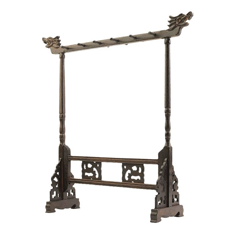 卫庄 The four -treasure solid wood pens of the ethics room, the chicken wings wooden brush, the dragon head hangs calligraphy 12 -pin hair pen hanging calligraphy