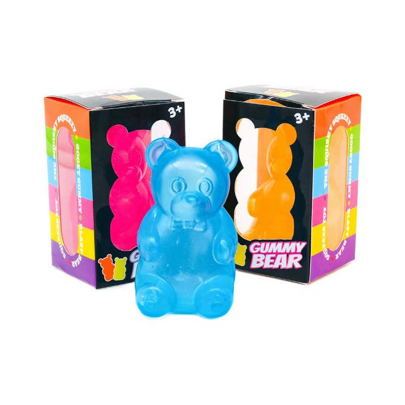 Игрушка, слime, с маленькими медведями, антистресс
