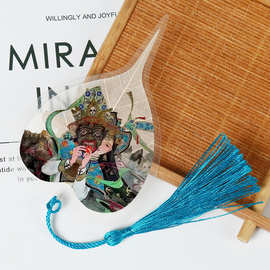 唐卡佛像菩提叶叶脉书签中国风创意文创禅意佛系文化纪念礼盒