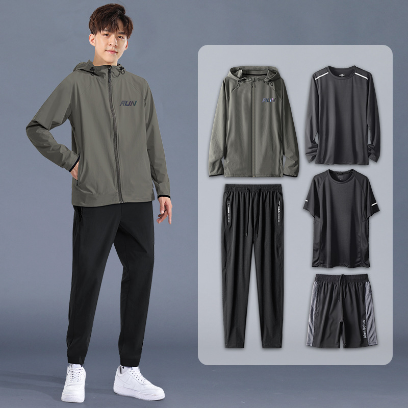 Conjunto de cinco piezas verde militar B80