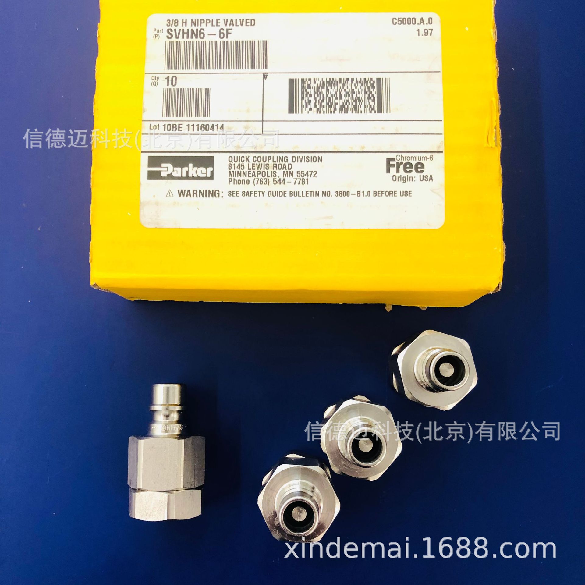 PARKER Snap-tite SVHN6-6F快速接头