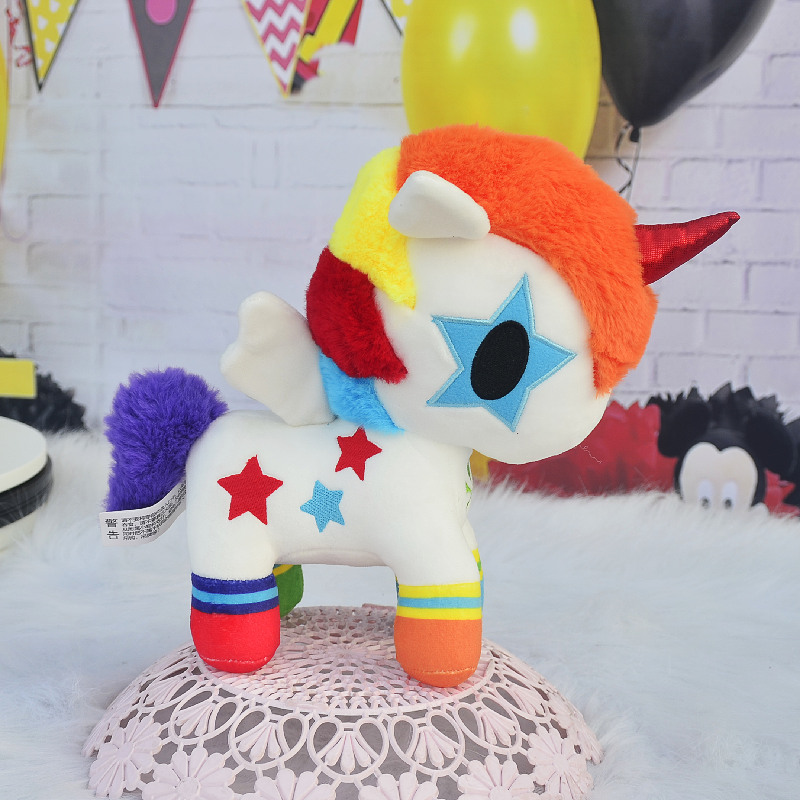 Genuino TokiDoki taoqi DOQI unicornio sirena muñeca de peluche de juguete conejo muñeca de trapo Mujer al por mayor