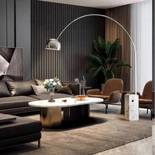 意大利Flos大理石設計師酒店創意大氣客廳沙發旁拋物線釣魚落地燈