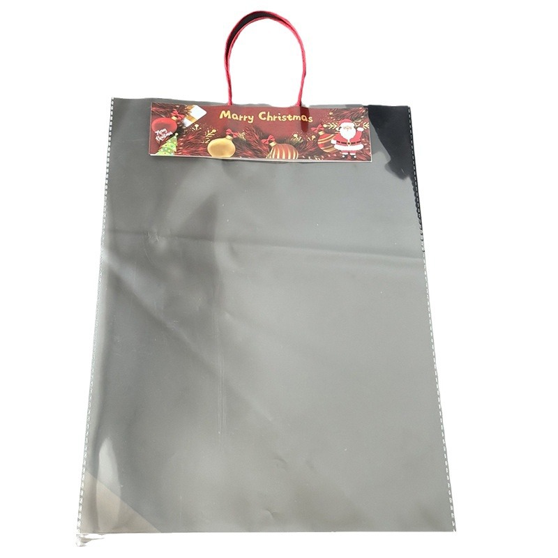 Bolsa de manzana de Navidad bolsa de regalo transparente bolsa de regalo de Nochebuena galleta caramelo merienda bolso de juguete