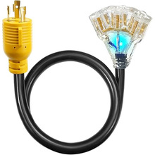 ��Ҏ�����Դ���^�� NEMA L5-30P to 5-20R�l늙C�D�Q���^��