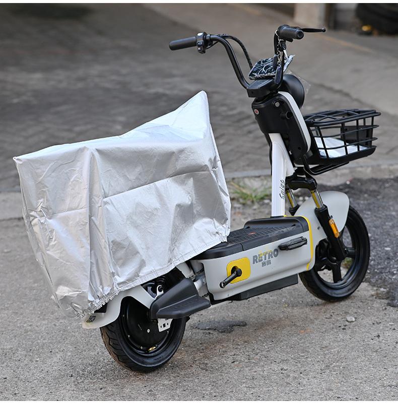 Electric Vehicle Cover, Rainproof Cover, Sunshade, Waterproof, Snowproof, Frostproof Cover, Electric Motorcycle Seat Cover, Dustproof, Thickened Oxford Cloth