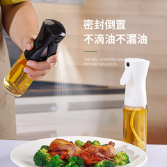 Pressing oil bottle household barbecue cooking oil olive oil bottle wholesale pressing type glass oil jug oil sprayer
