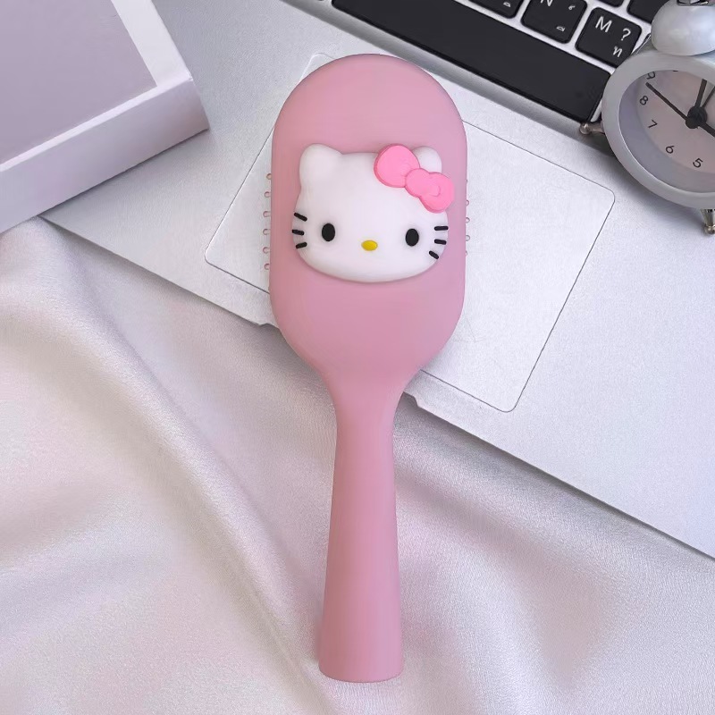 韓国版かわいいkt猫漫画立体エアクッション櫛エアバッグ櫛女性マカロンミニ櫛携帯卸売り|undefined