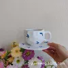 Синяя птица — чашка и блюдце