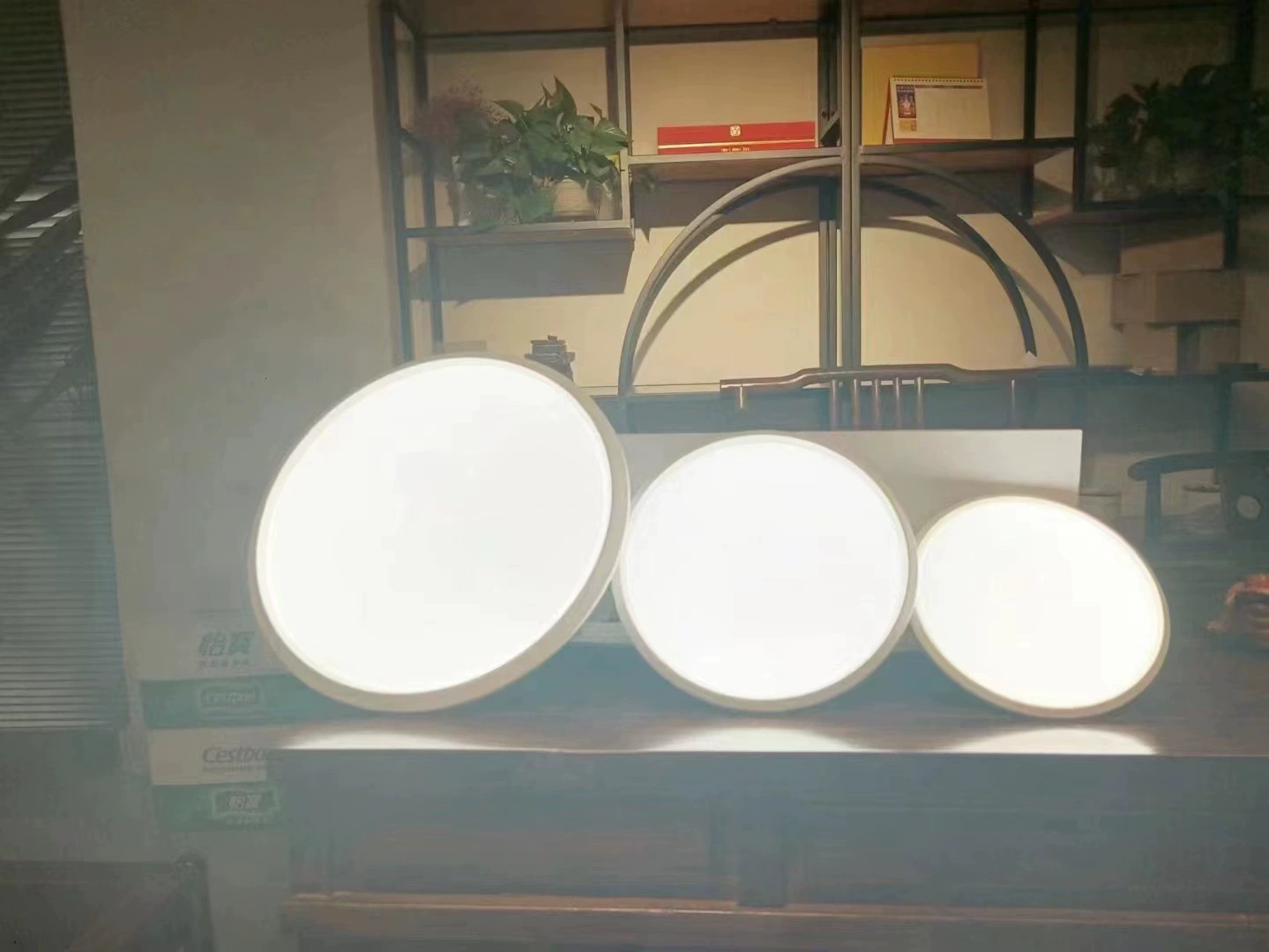 LED ceiling light, lights, ultra thin table lamp for gazebo
