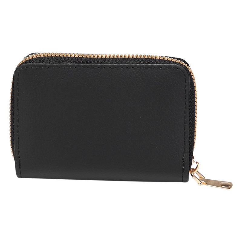 Monedero de moneda de suministro transfronterizo de alta calidad para mujeres de cuero PU multifuncional, titular de tarjeta de órgano RFID, cepillo antirrobo, billetera, titular de tarjeta para mujeres