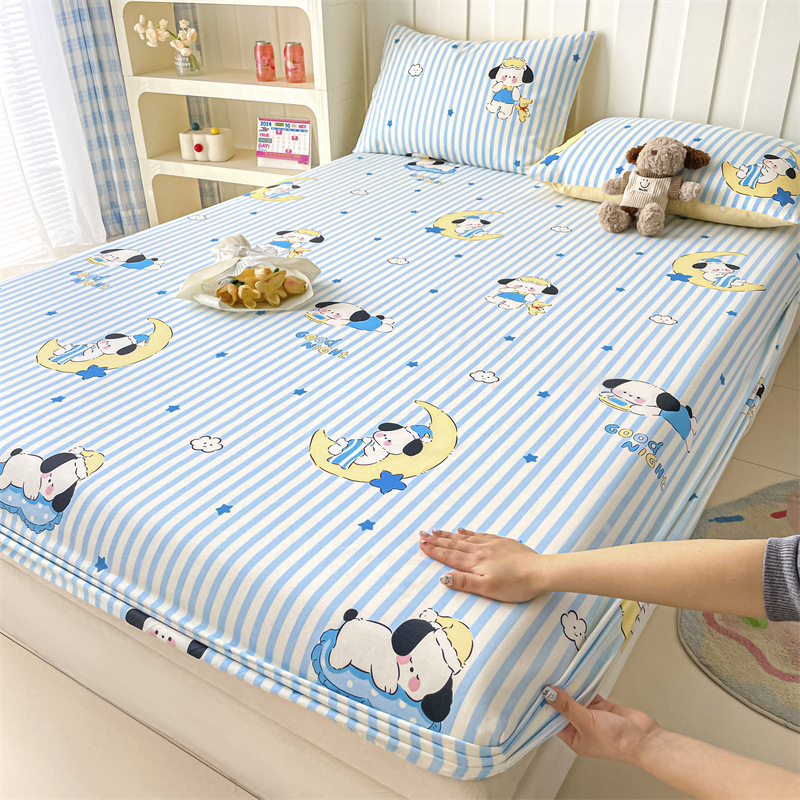 2025 nueva sábana de algodón pieza individual 100 funda de cama impresa de algodón dormitorio para niños 2025 nueva temporada universal 2