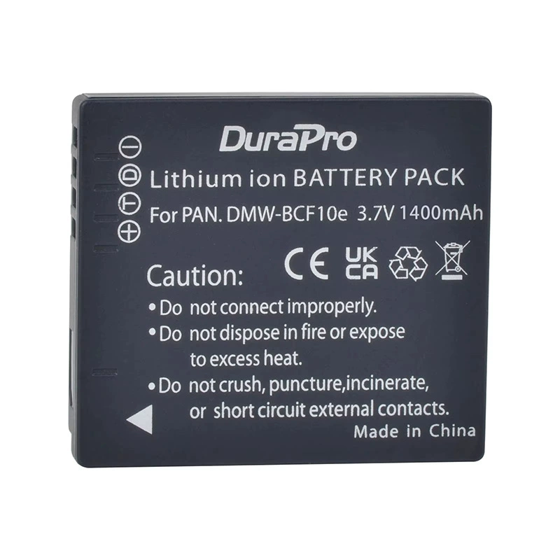 Аккумулятор DMW-BCF10 подходит для Panasonic DMW-BCF10E, Lumix DMC-FX700, TS2, TS3