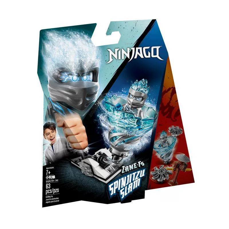Совместимо с LEGO Ninjago Spinjitzu Attack Praise 70683 Летающий_spin Ледяной топор для 6-летнего мальчика