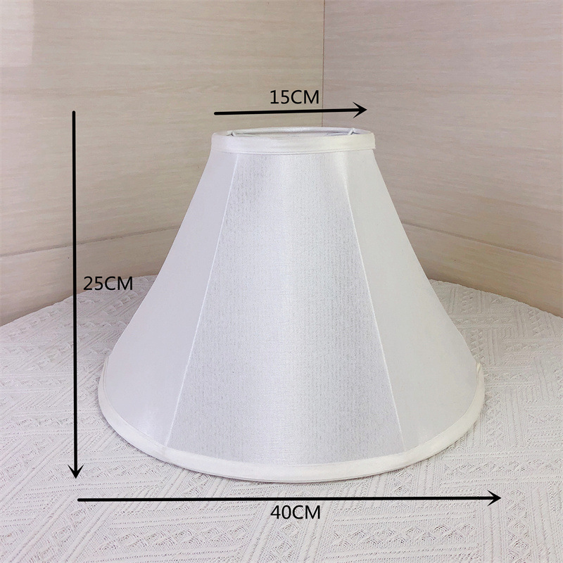 Venta directa transfronteriza lámpara de mesa pantalla de piso pantalla Shell iluminación tela anti-piercing E27 americano plegable KD pantalla