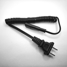 适用于飞科博锐奔腾飞利浦超人朗威剃须刀充电器弹簧线电源线220V