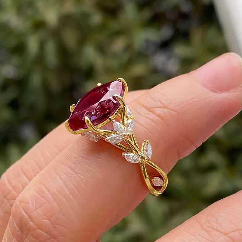 7g Weight 0.03µm Gold Plating Thickness Water Plating Gold Plating Process KC Golden Plated Plating Material Zircon Inlay Material Rings Classification 1 Piece Quantity Holiday, Daily Occasion Copper Material Leaf Pattern All Seasons Season Women's Gender Elegant, Novelty Style Claw Setting Craft Wholesale Jewelry Elegant Novelty Leaf Copper Zircon Rings 11