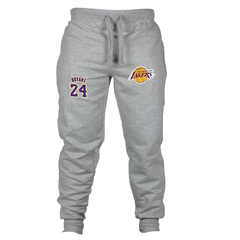 Kobe peripheral autumn and winter drawstring sports pants men's cotton men's casual pants sports fitness long pants design delivery