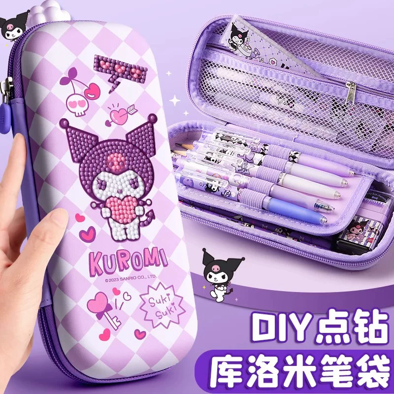 Children's teaching pencil case, capacious storage system, DIY, children's creativity, high-quality style