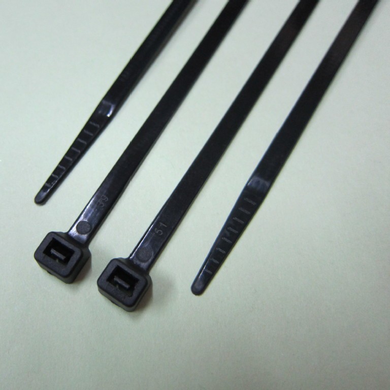 厂家直供8*200尼龙扎带自锁式塑料扎带黑色白色捆绑带现货批发