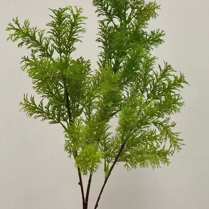 New wedding green plant 3-pronged Penglai pine simulation plastic…