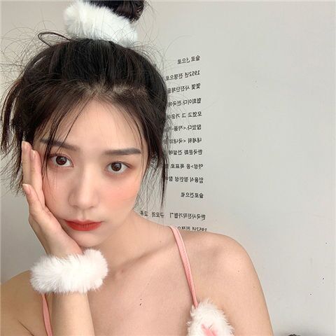 모조 토끼 모피 봉제 헤어 링 겨울 심플 웜 컬러 고탄력 헤어 액세서리 한국 스타일 여성용 솔리드 diy 소프트 모자