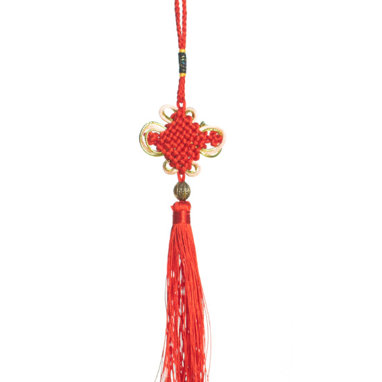 Fiesta del Dragón accesorios colgantes colgantes hechos a mano DIY material linterna de bambú cuerdas coloridas bolsas de incienso perfumadas escoba y coleta