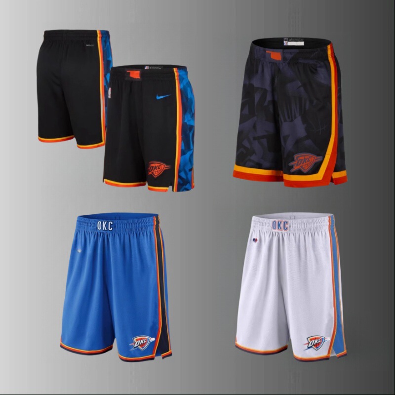 Cross-Border Thunder Team Westbrook Alexander Joe Gasol Anthony Homglund City Edition Basketball Shorts