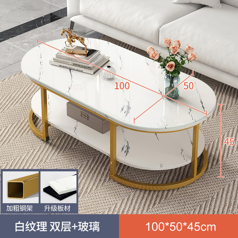 Mesa de centro simple y moderna, apartamento pequeño, sala de estar, sofá, gabinete lateral, mesa redonda pequeña, ventana salediza de estilo nórdico para el hogar, mesa pequeña