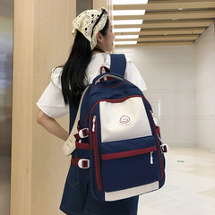 Backpack for Girls - Ins Style Korean Version - Large Capacity Dual Shoulder Bag for High School and Junior High Students - Simple Design, University Students, Weight Reduction, Casual Backpack